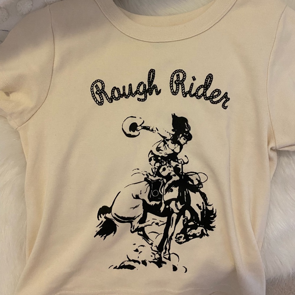 brandy melville rough rider top - worn once